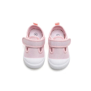 Baby First-Walking Shoes Kid Shoes Trainers Toddler Infant Boys Girls Soft Sole Non Slip Cotton Mesh Breathable Lightweight TPR