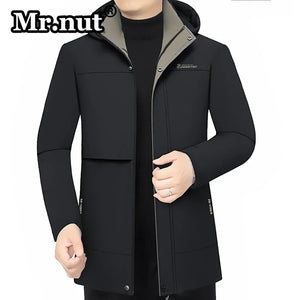 Winter Thermal Cotton-padded Jacket Men Clothing Hooded Thickening Outdoor Jackets Windbreak Quality Male Coat Trend Tops