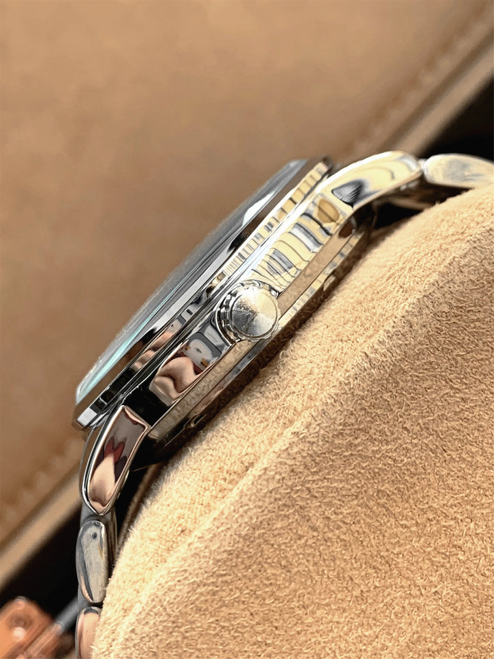 PABLO RAEZ Elegant Man Silver Wristwatch SUS304 Steel High Quality Luxury Men Watch Casual Waterproof Simple Dress Fashion Clock