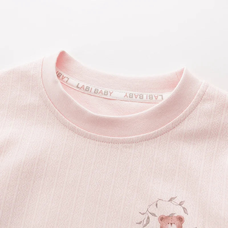 Children Pajamas Set Autumn Long Sleeve Cotton Tops Pants Sleep Suit Sleepwear
