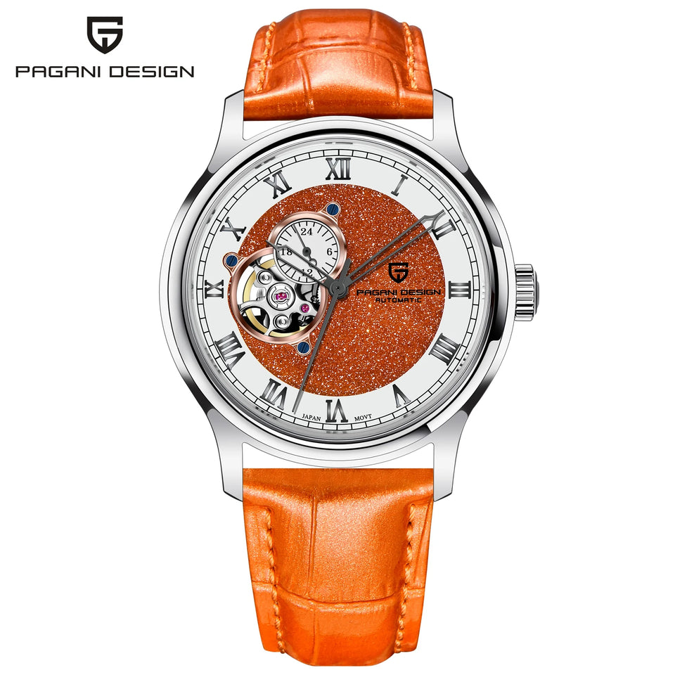 PAGANI DESIGN Starry sky Men's Watches Luxury Tourbillon Automatic Watch Men NH39A Mechanical Wristwatch 100M Waterproof Clock