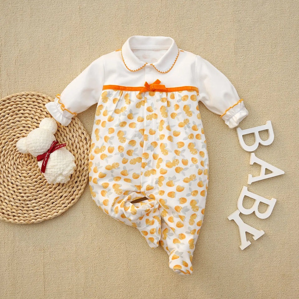 Months cute Baby Rompers Newborn Girls