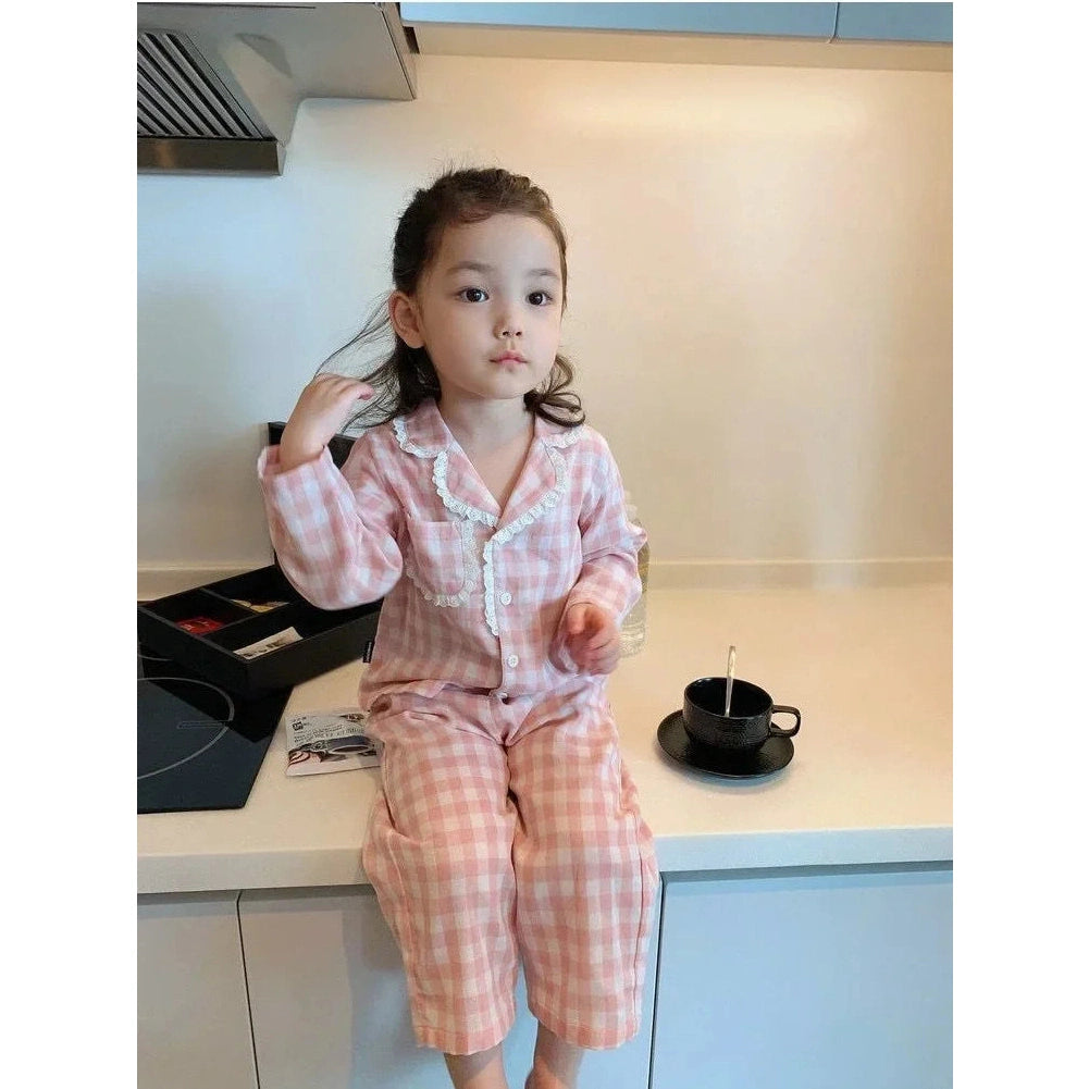 Pajamas Sets Spring Autumn Girl Two Pieces Baby