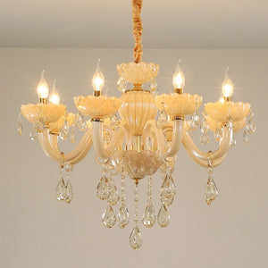 European Crystal Pendent Lamp Candle Lamp Luxury Art Living Room Restaurant Bedroom