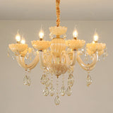 European Crystal Pendent Lamp Candle Lamp Luxury Art Living Room Restaurant Bedroom
