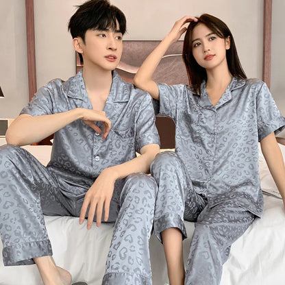 High Quality  Homewear Couple Sleepwear Female Male