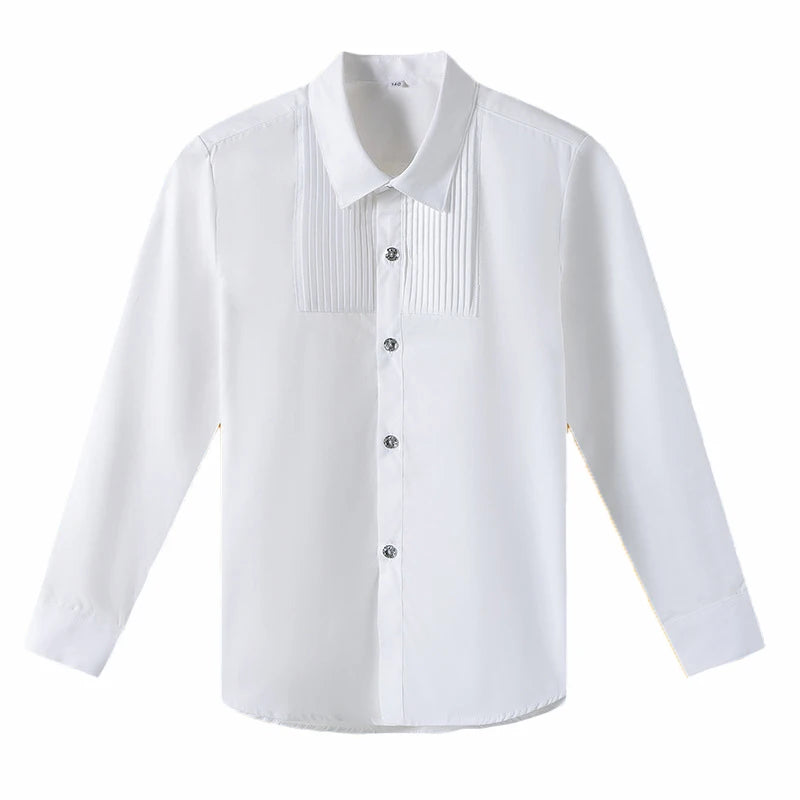 Children's Formal Classic Palid Suit Set Boy Gentleman Catwalk Birthday Host Piano Performance Costume Kids Jacket Vest Pants