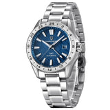 New 39mm Desert Texture Luxury Men Watches GMT Automatic Mechanical Business Dress Sapphire 10Bar Luminous ﻿