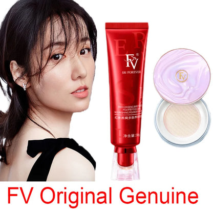 FV Loose Powder FV Red Foundation with Brush Set Acne Concealer