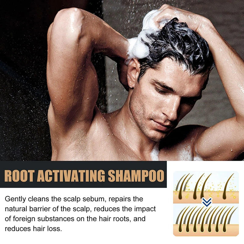 Thickening Hair Shampoo Nourishes Roots And Prevents Shampoos Thickening, Supple, Strong And Repairing Hair Shampoo