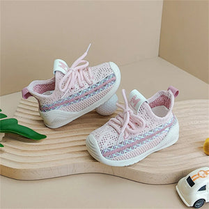 New Spring Baby Shoes Mesh Breathable Toddler Kids Sport Shoes Outdoor Tennis Soft Sole Little Girls Boys Sneakers EU15-25
