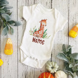 Personalized Monkey with Name Baby Jumpsuit Baby