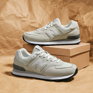 New Bailen Classic NB574 series N-word thick soft-sole jogging shoes students lace-up outdoor sports shoes tide