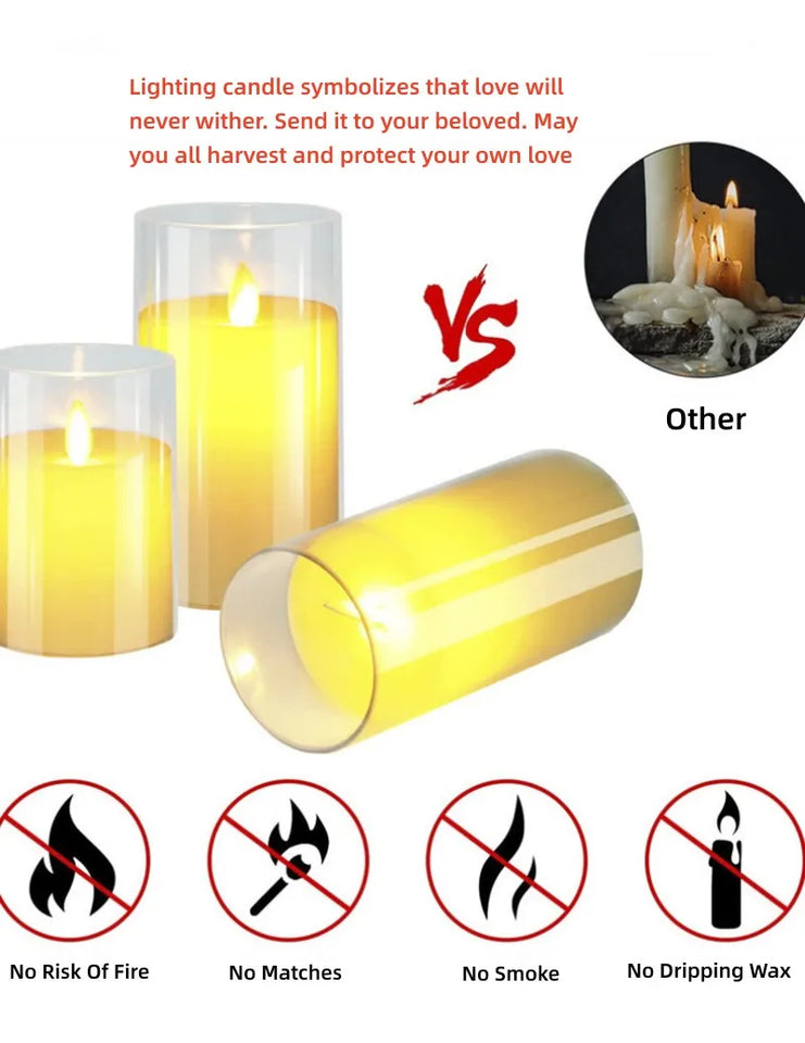 Room Decor Candle Led Lamp Candles Accessories For Home Decor Panic Buying