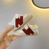 Newborn Baby Sneakers Letter Patchwork Baby Casual Shoes Anti-slip Hundred Toddler Baby Boys Girls Shoes 0-18 Months