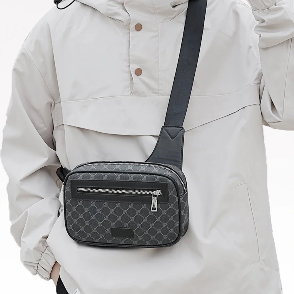 Chest Bags Handbags Crossbody Messenger Back Bags Fashion Luxury Chest Bag Men Retro Printing Waist Bag Men Shoulder Bag Male