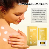 Sunscreen Stick Spf 50 UV Protection Oil-Control Dryness Improving Roughness Hydrating Skin Brightening Skin Care Sunblock Stick