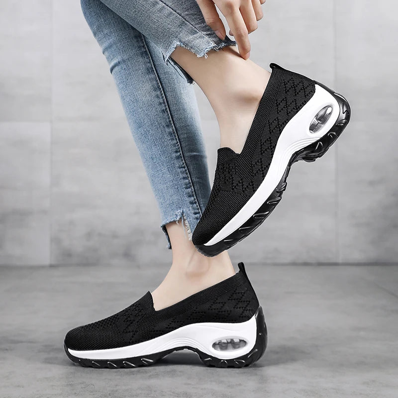 Women Platform Sneakers Woman Casual Shoes Cushion Sneakers Ladies