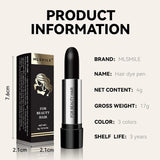 Disposable Temporary Hair Dye Pen To Cover White Hair Lipstick Style Hair Dye Black Temporary Portable Hair Dye Products