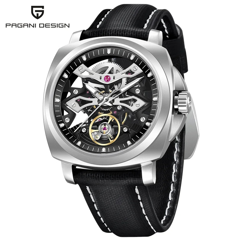 PAGANI DESIGN 2024 New 40MM Men Mechanical Watch Luxury Sapphire Glass Automatic Watch 100M Waterproof Luminous Watch for Men