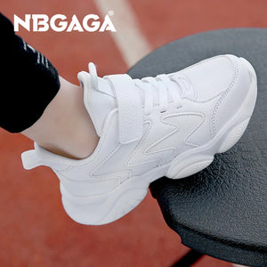 Girls Shoes  White Shoe Casual Running kids Anti-Slip Soft Sole Sneakers Children