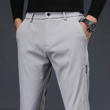Spring and Autumn Men's Golf Pants High Quality Elasticity Fashion Casual