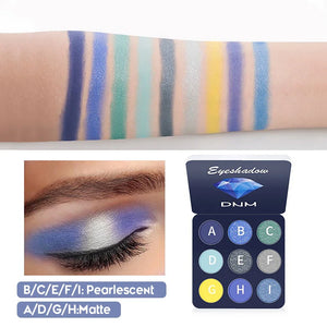 9 Colors Gliltter Eyeshadow Palette Matte Eye Shadow Pallete Shimmer Shine Nude Make Up