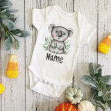 Personalized Monkey with Name Baby Jumpsuit Baby