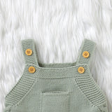Newborn Baby Romper Knitted Infant Boy Jumpsuit Sleeveless