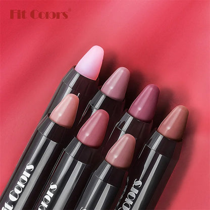 1PC 8 Colors Velvet Matte Lipsticks Pencil Waterproof