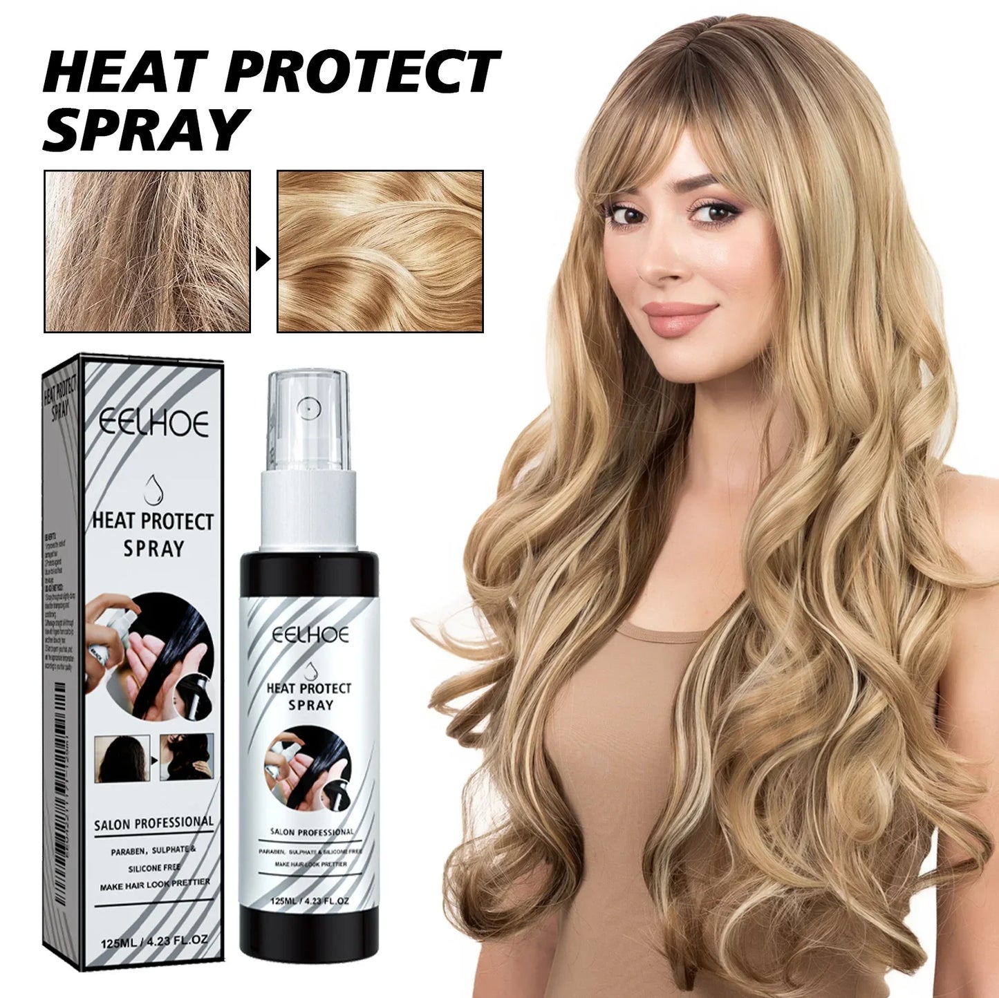 Primer Thermal Heat Protection Spray Hair Shine