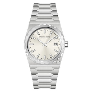 2024 New Arrivals Specht & Söhne Luxury 37MM Quartz Watch For Men Super Slim Stainless Steel Sapphire Crystal 50M Waterproof