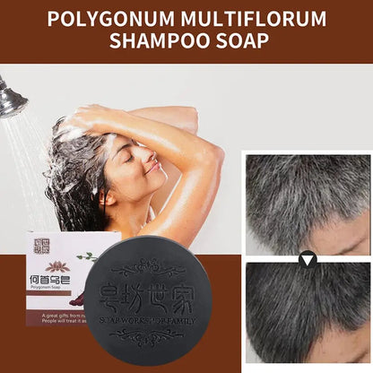 Natural Polygonum Multiflorum Hair Soap Polygonum Multiflorum Bar Conditioner And Shampoo X2L8