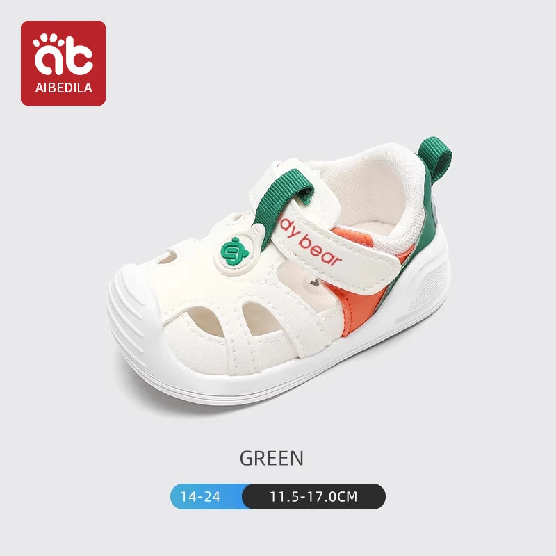 Baby Sneakers Girls Boys Lightweight Breathable Mesh First Walkers Shoes Kids Non-Slip Sandals 1-3 Year