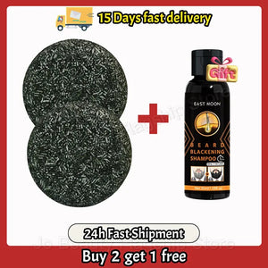 White Hair Dye Shampoo Soap Restore Gray Beard Hair Natural Color White To Black Repair Darken Hair Fixing Shampoo Bar for Women