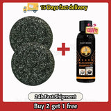White Hair Dye Shampoo Soap Restore Gray Beard Hair Natural Color White To Black Repair Darken Hair Fixing Shampoo Bar for Women