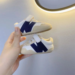 Newborn Baby Sneakers Letter Patchwork Baby Casual Shoes Anti-slip Hundred Toddler Baby Boys Girls Shoes 0-18 Months