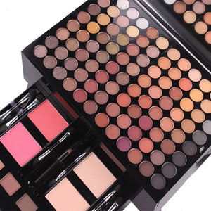 Miss Rose Professional Makeup 194 Color Matte Shimmer Palette Cosmetic Foundation