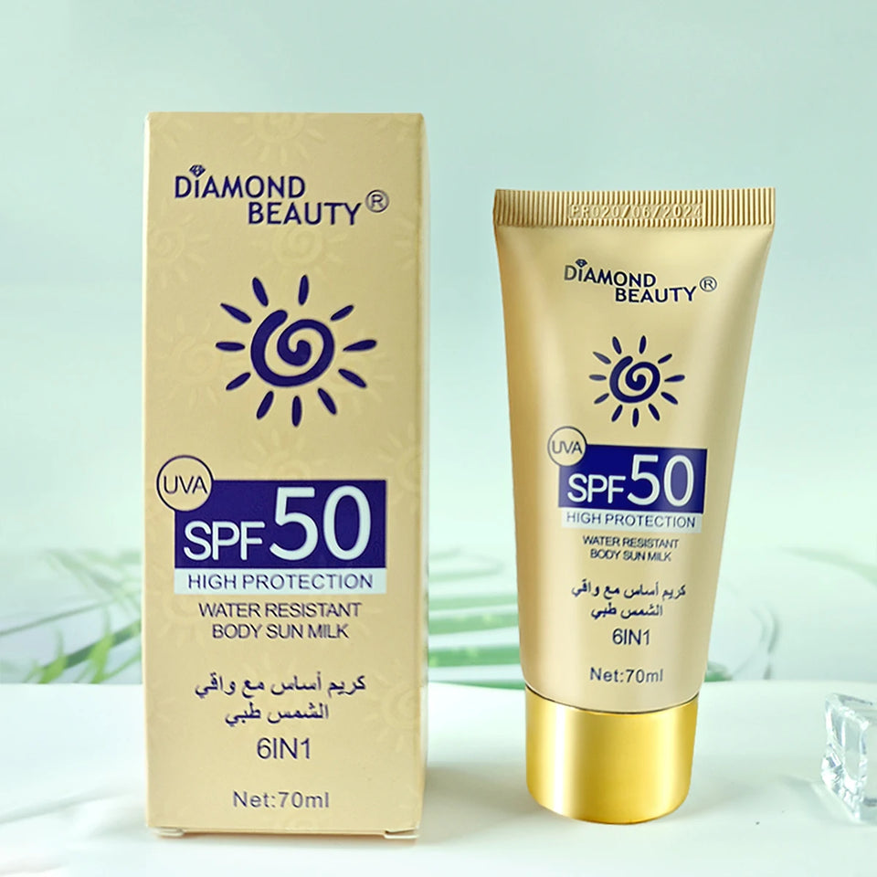 Sunscreen Cream SPF50 Anti Sun Skin Protective Lighting Refresh Oil-control Moisturizer Brighten Facial Bleaching Body Sunblock
