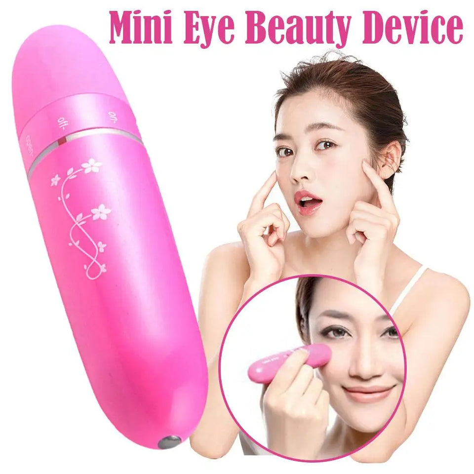 1pcs Electric Mini Eye Massager Facials Vibration Wrinkle Removal Device Dark Circles Anti-Ageing Massager Eye Skin Care Tools