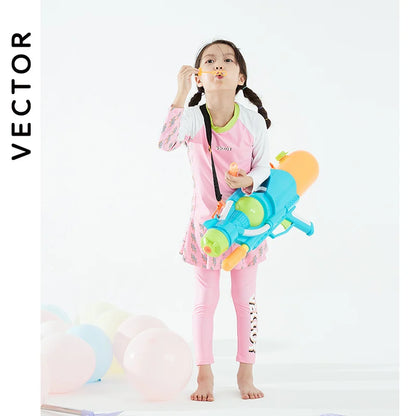 VECTOR Children's Swimsuit Sunscreen Swimsuit Bikini Breathable Split Suit