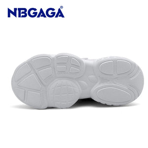 Girls Shoes  White Shoe Casual Running kids Anti-Slip Soft Sole Sneakers Children