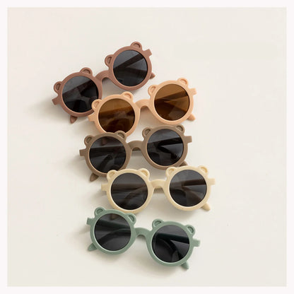 Boy Cute Leopard Double Color Children's Sunglasses Lovely Vintage Sunglasses Protection Classic Kids Baby Sunglasses