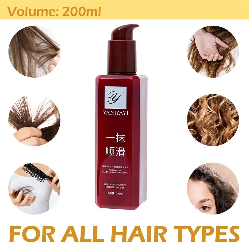 Hair Smoothing Leave-in Conditione Smooth Hair Care Essence Leave-in Perfume Elastic Conditioner Hair Treatment Cream