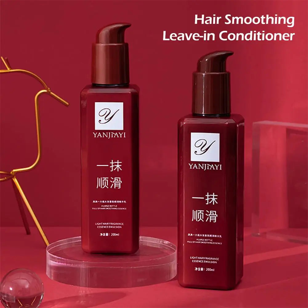 Hair Smoothing Leave-in Conditione Smooth Hair Care Essence Leave-in Perfume Elastic Conditioner Hair Treatment Cream