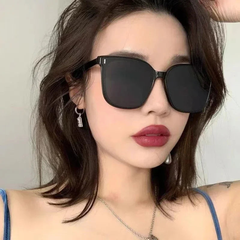 New Luxury High Definition Polarized Sunglasses Oversized Frame UV400 Shades Eyewear Fashion Vintage Sun Glasses for Women