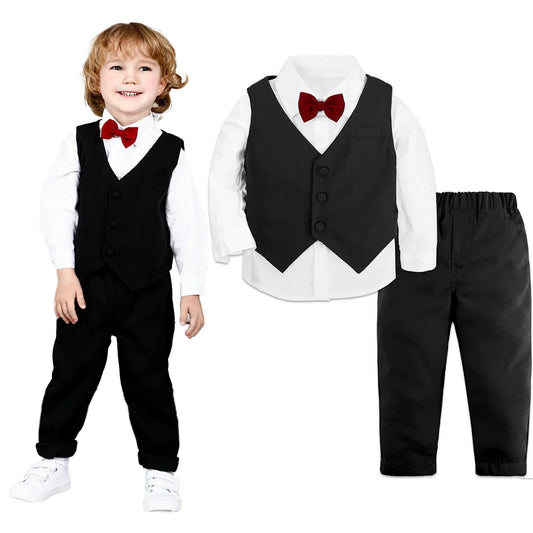 Baby Wedding Outfit Boy Toddler Baptism Suit Kids Birthday Party Easter Gift Clothes