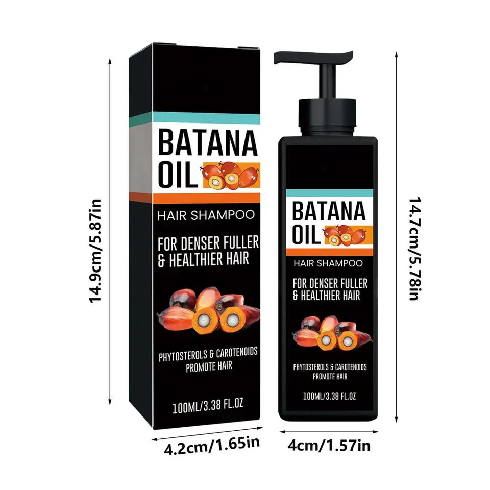 Hair Growth Shampoo Batana Oil Repairing Nourishing Natural Shampoo Scalp Cleansing Shampoo Hair Care 100ml