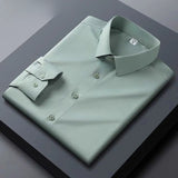 High end black men's shirt long sleeved Spring and Autumn 2024 new shirt jacket men's high-end feeling