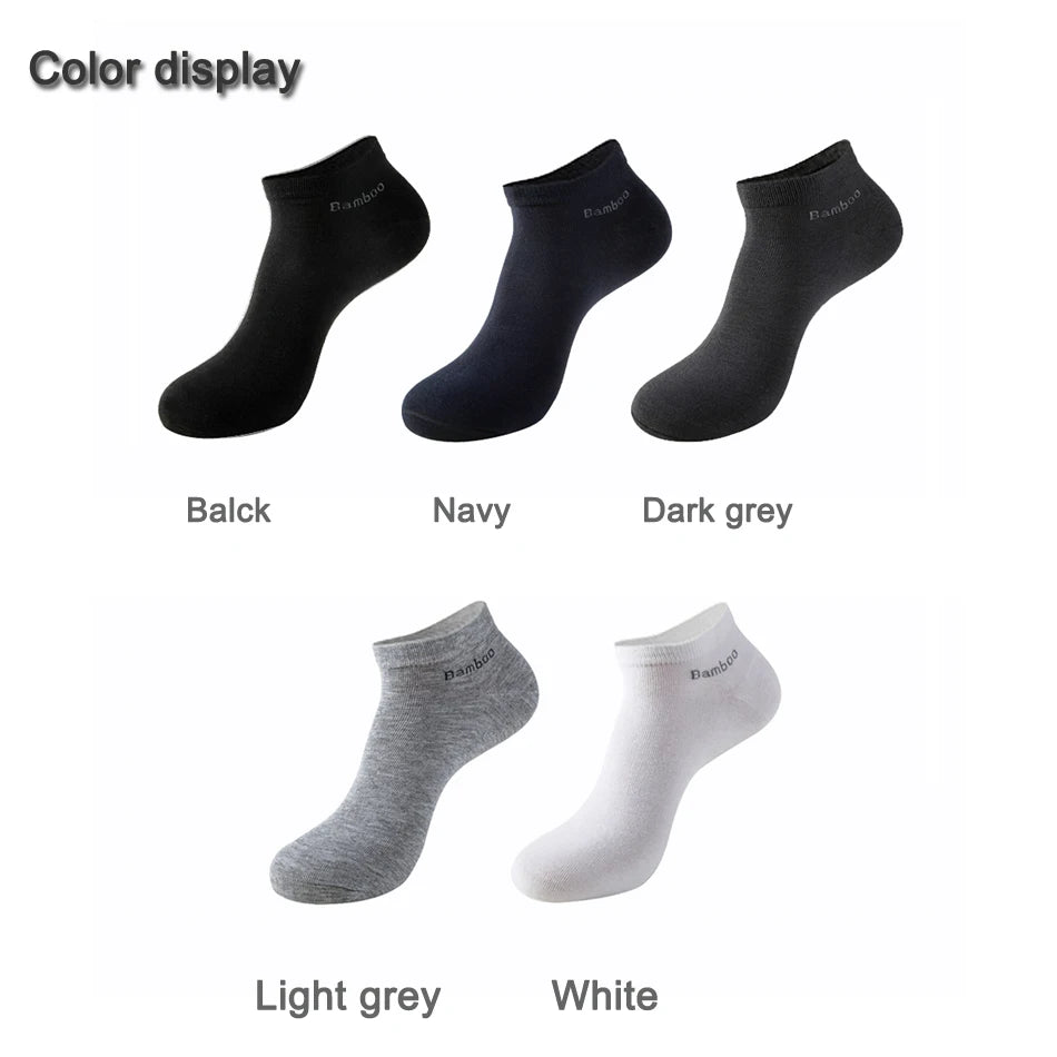 10 Pairs / Pack Men's Anti-Bacterial Man Ankle Socks Men